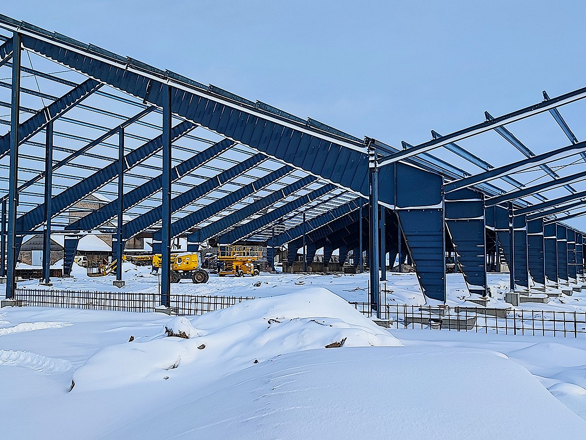 Ferma melžiamoms karvėms | Metalo konstrukcijos | Borga