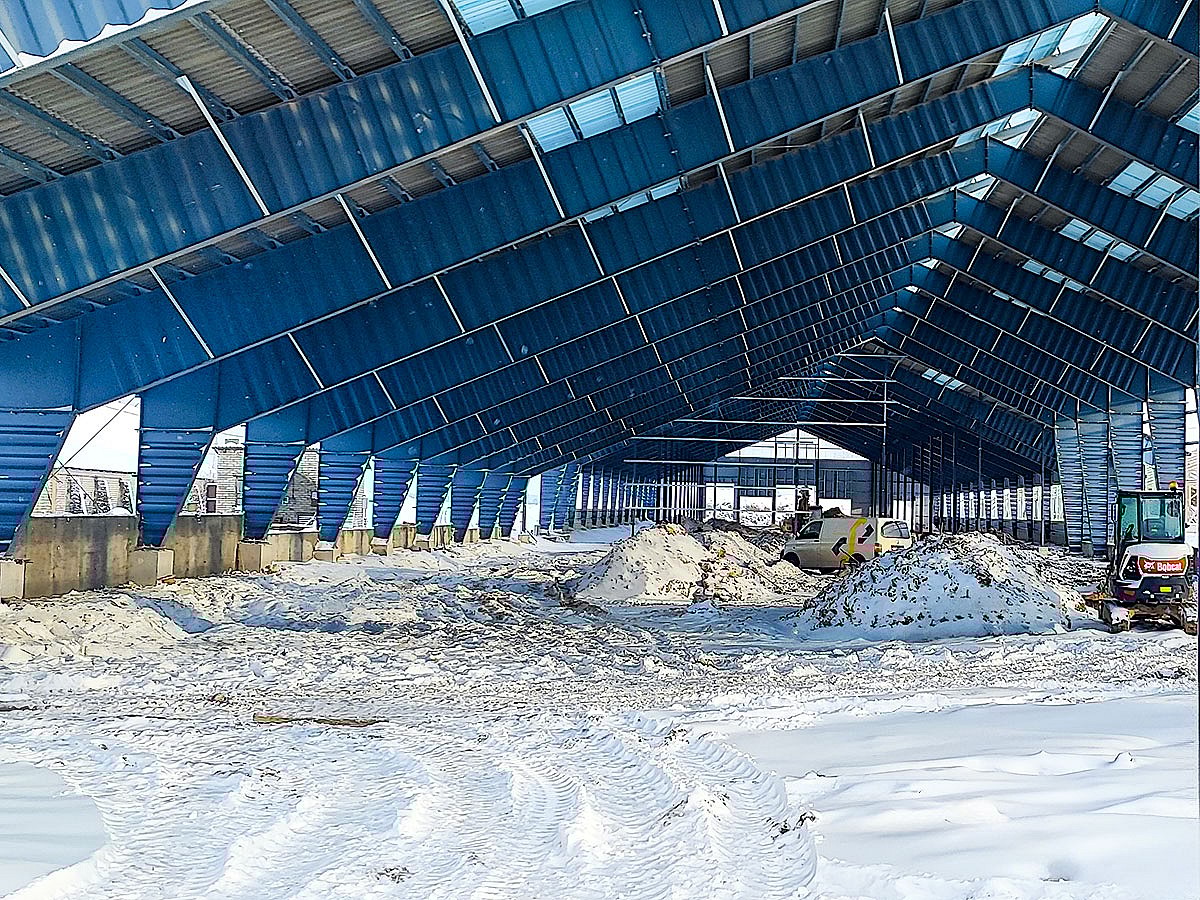 Ferma melžiamoms karvėms | Metalo konstrukcijos | Borga