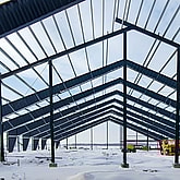 Ferma melžiamoms karvėms | Metalo konstrukcijos | Borga