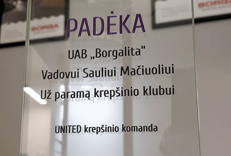 United padėka Borga